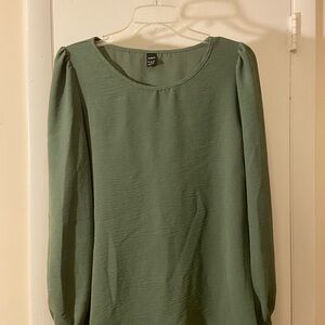 SHEIN Sage Green Blouse